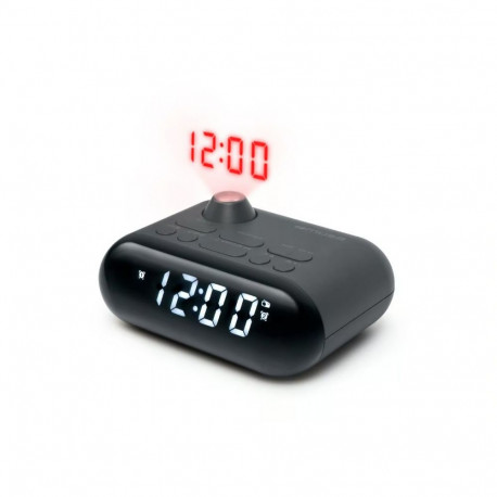 Muse M-179 P Clock Radio With Projection, Black |