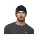 BUFF MERINO LIGHTWEIGHT BEANIE SOLID BLACK onesize cap Standard