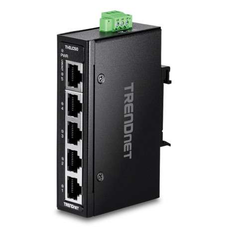 Trendnet võrgulüliti TI-ELC50 haldamata Fast Ethernet (10/100), must