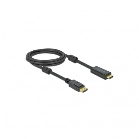 DeLOCK aktiivne DisplayPort 1.2–HDMI-kaabel 4K 60Hz 2m