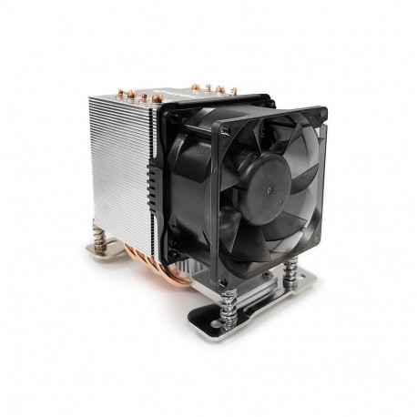 Dynatron A35 computer cooling system Processor Air cooler 8 cm Aluminium, Black 1 pc(s)