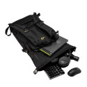 ASUS ROG SLASH Edition 20 backpack Roll top backpack Black Polyester, PU leather