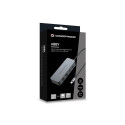 Conceptronic ABBY24G USB-C to Dual-Port Gigabit Network Adapter with 2-Port USB Hub