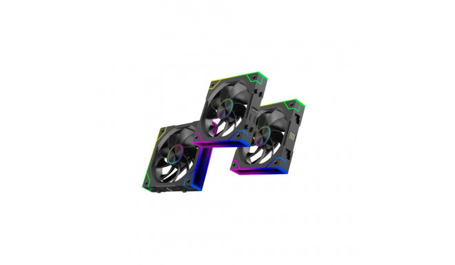 Xilence Gaming Series XPF360R.ARGB Computer case Fan 12 cm Black 3 pc(s)