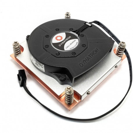 Inter-Tech protsessori jahutusradiaator Q-3 8cm 1tk, must, hõbedane