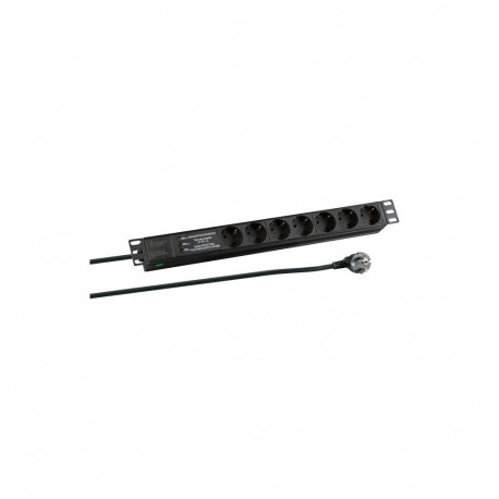 EFB Elektronik EK631DE.3 power extension 2 m 7 AC outlet(s) Indoor Black