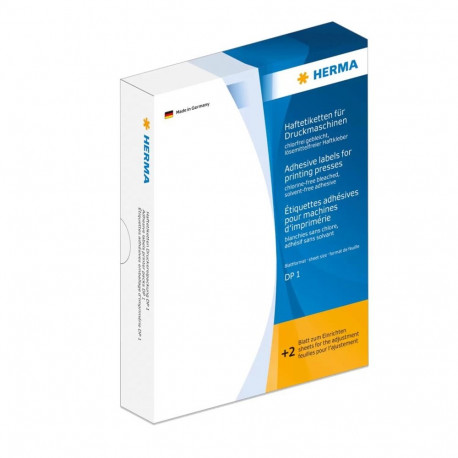 HERMA etiketid DP1 Ø19mm ümmargused matist paberist 10000tk, kollased