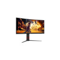 AOC G4 CU34G4Z computer monitor 86.4 cm (34") 3440 x 1440 pixels Wide Quad HD LED Black, Red