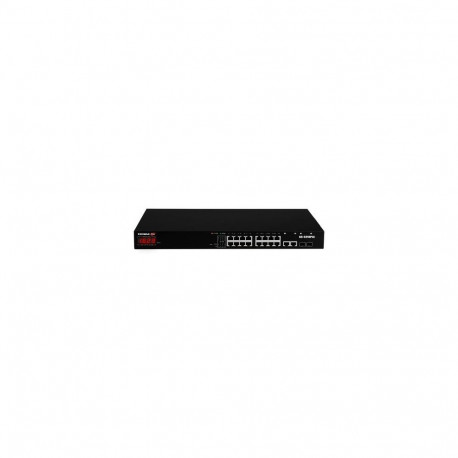 Edimax GS-5216PLC network switch Managed Gigabit Ethernet (10/100/1000) Power over Ethernet (PoE) Bl
