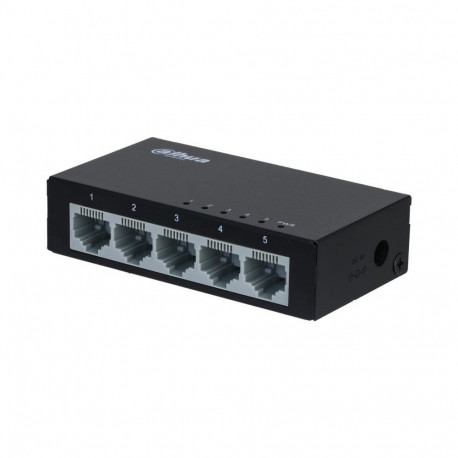 Switch|DAHUA|Switch type Unmanaged|Switch layer L2|Form factor Desktop/Wall-Mounting|5xRJ-45 ports|R