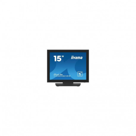 Monitor - iiyama ProLite T1532MSC-B1S 15" Touchscreen, 1024 × 768, Black