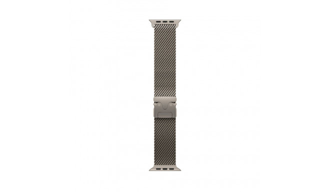 49mm Natural Titanium Milanese Loop - Medium