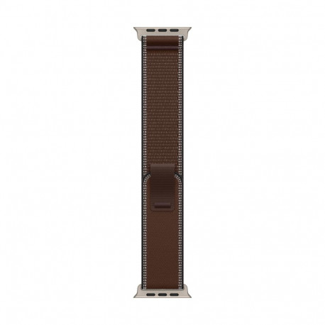 49mm Dark Umber Trail Loop - M/L - Natural Titanium Finish