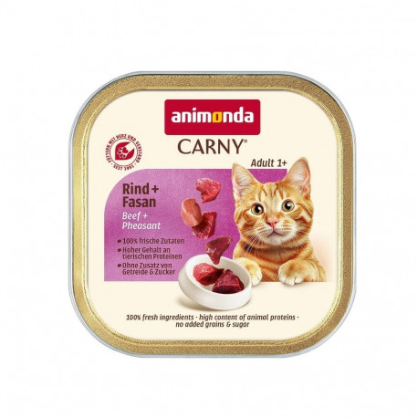 ANIMONDA märg kassitoit Carny Adult veise- ja faasanilihaga 85g