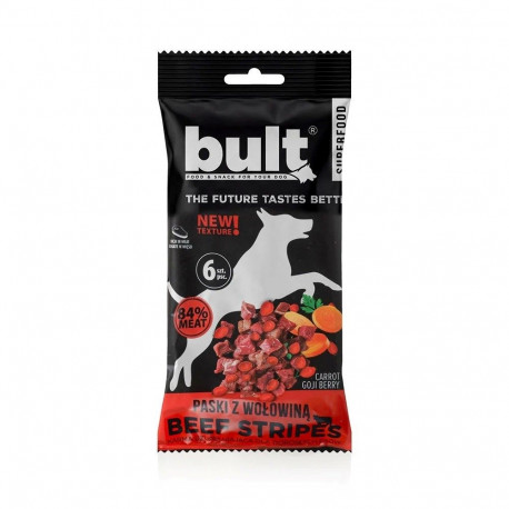 BULT Tasty Strips Superfoods beef mono - dog treat - 6pcs.