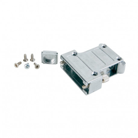 D-Sub kest, 15p, metall, UNC 4-40