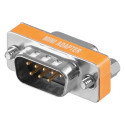 Adapter DB9F - DB9M Mini (Nullmodem)