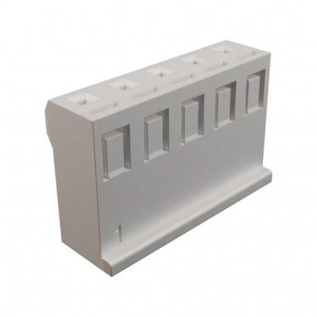 5.08mm Pitch SPOX Crimp Terminal Housing, 5 Circuits, Natural