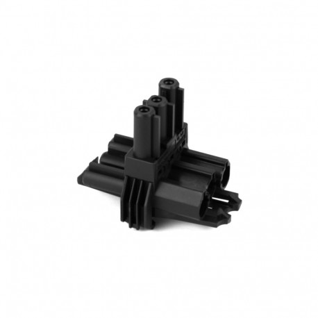 Wieland T-distributor  1 input/2 outputs bk
