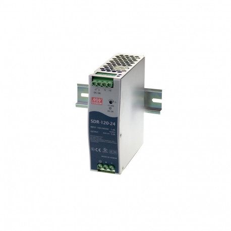 Toiteplokk DIN-liistule 120W 24V 5A