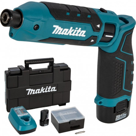 Makita Akku-Knickschlagschrauber 7,2 V / 1,5 Ah, 2 Akkus +