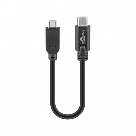 Üleminek USB 2.0 micro B - USB-C 0.2m