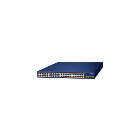 Switch: 48 x 10/100/1000Mbps PoE+, 4 x SFP, 370W PoE Budget