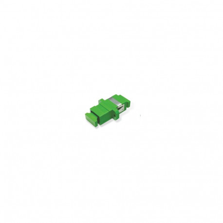 Adaptor SC APC Green - ZR - SX - Metal Clip - Flange - STD