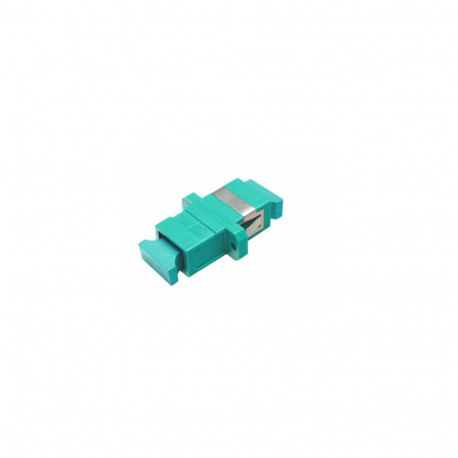 FO adapter multimode SC simplex aqua