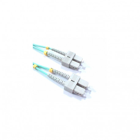 Enhanced SC - SC OM3 RBS AQUA LSZH 2F 3.0mm ZDPX 0.5M