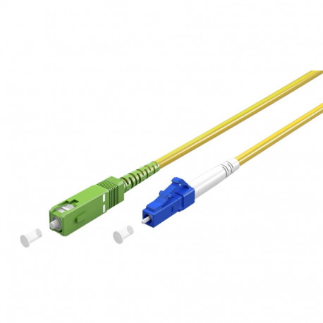 FO jätkukaabel singlemode LC-SC/APC simplex, 3.0m, G.657.A2, Kollane