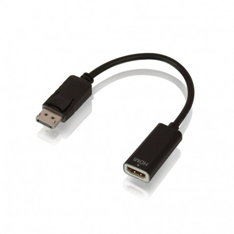 Üleminek DisplayPort (M) - HDMI (F), 4K@30Hz Passive (F) 0.15m, must