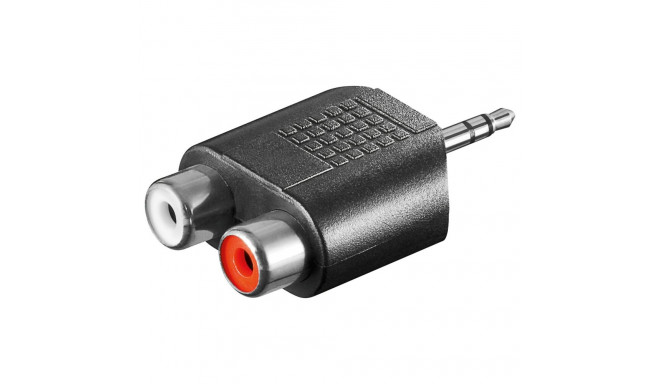 Adapter 3.5mm stereo plug - 2RCA jack