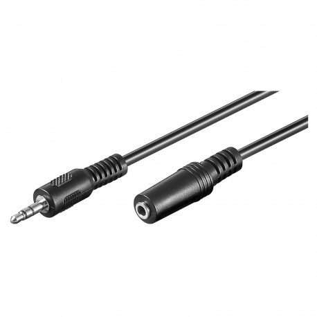 3.5mm pikenduskaabel 3.0m, must
