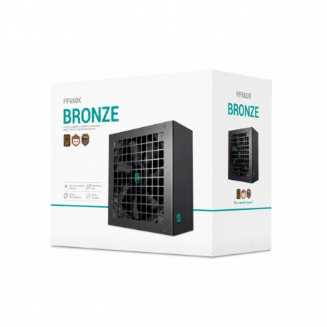 Power Supply Unit - DEEPCOOL PF650X, 650 W, Black