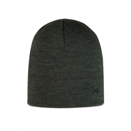 Beanie - Buff Merino Midweight Solid Bark Grey