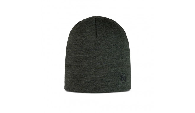 Beanie - Buff Merino Midweight Solid Bark Grey