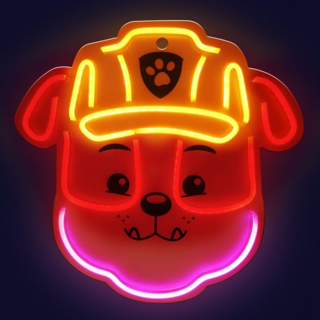 Wiszący neon led na plexi psi patrol – rubble ow-130446