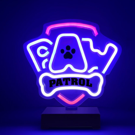 LED-neoon alusel Psi Patroli logoga OW-120146, mitmevärviline T-01704