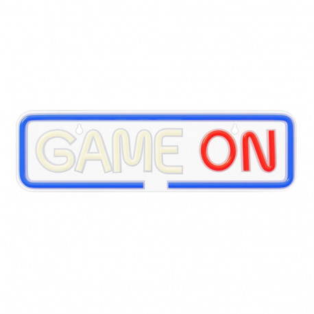 Forever Light pleksiklaasist LED-neoon Game On FPNE23, mitmevärviline