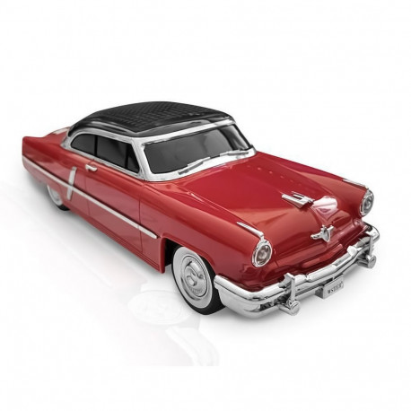 Bluetooth retro-kõlar WS-1957 10W FM-raadio USB TF LED-ekraan 1500mAh aku, punane