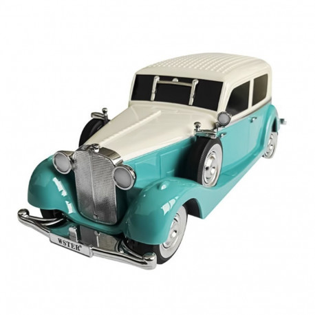 Głośnik bluetooth retro ws-1934 ,10w,radio fm,usb, tf,wyświetlacz led,akumulator 1500mah,szmaragdowo