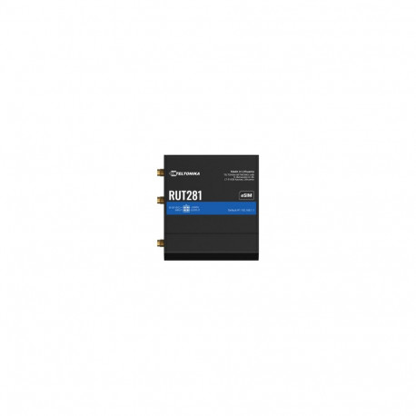 Industrial LTE wireless router, 2.4GHz, 2xLAN, 802.11b/g/n, eSIM, Global
