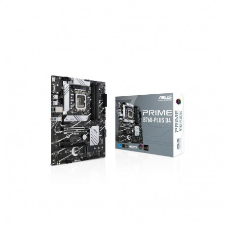Asus Mainboard||Intel B760 Express|LGA1700|ATX|Memory DDR4|Memory slots 4|2xPCI-Express 3.0 1x|1xPCI