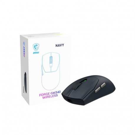 MSI Gaming Mouse | FORGE GM340 WIRELESS | Wireless | 2.4 GHz, Bluetooth, USB | Navy