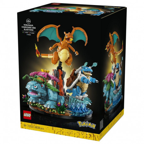 LEGO 72153 Pokemon Bisaflor, Glurak ja Turtok