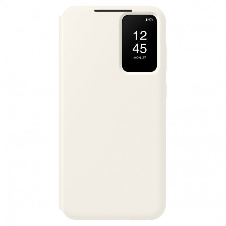 "Samsung Smart View Wallet Case Galaxy S23 Plus Cream"
