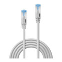 "Patchkabel Cat.6A S/FTP TPE, grau 0,5m"