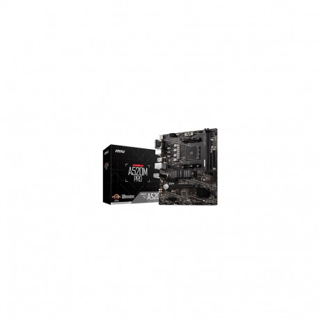 MSI A520M PRO motherboard AMD A520 Socket AM4 micro ATX