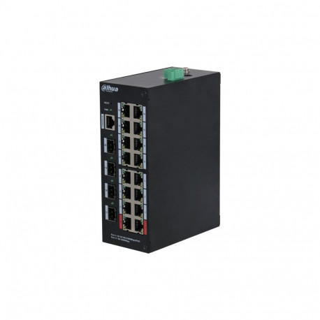 Dahua Technology võrgulüliti HS4420-16GT-190 hallatav L2 Gigabit Ethernet (10/100/1000) Power over E